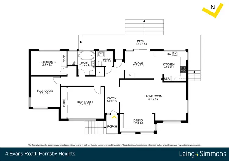 Floorplan of Homely house listing, 4 Evans Road, Hornsby Heights NSW 2077