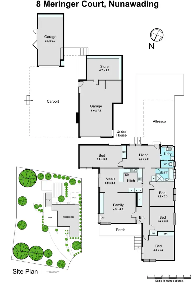 Floorplan of Homely house listing, 8 Meringer Court, Nunawading VIC 3131