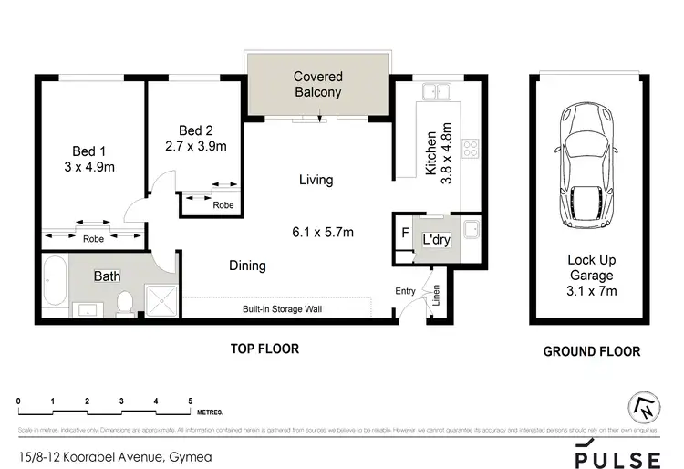 Floorplan of Homely apartment listing, 15/8-12 Koorabel Avenue, Gymea NSW 2227