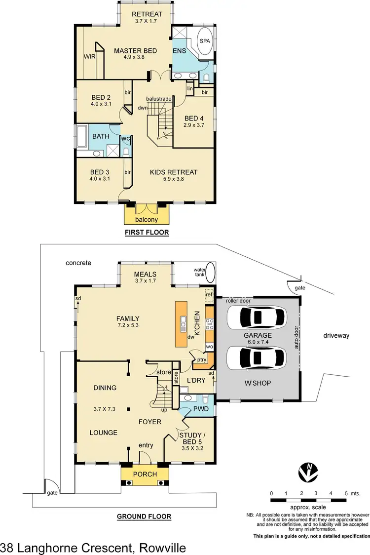 Floorplan of Homely house listing, 38 Langhorne Crescent, Rowville VIC 3178