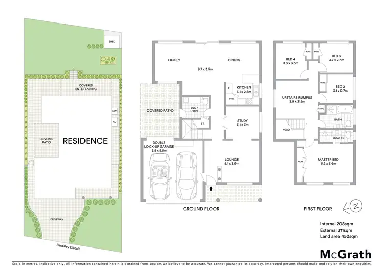 Floorplan of Homely house listing, 11 Bardsley Circuit, Rouse Hill NSW 2155