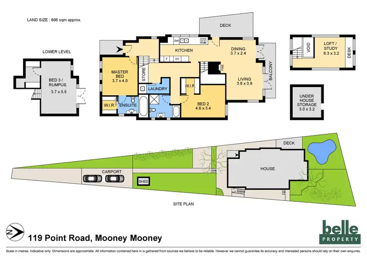 Floorplan of Homely house listing, 119 Point Road, Mooney Mooney NSW 2083