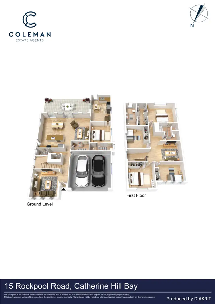Floorplan of Homely house listing, 15 Rockpool Road, Catherine Hill Bay NSW 2281
