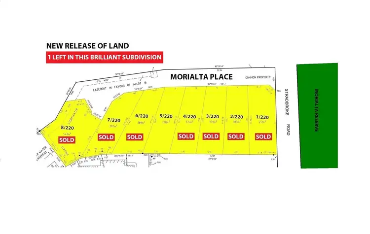 Floorplan of Homely land listing, 5/220 Stradbroke (off Of Morialta Place) Road, Rostrevor SA 5073