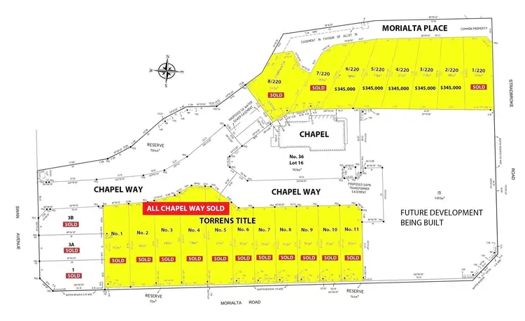 Floorplan of Homely land listing, 3/220 Stradbroke (off Of Morialta Place) Road, Rostrevor SA 5073