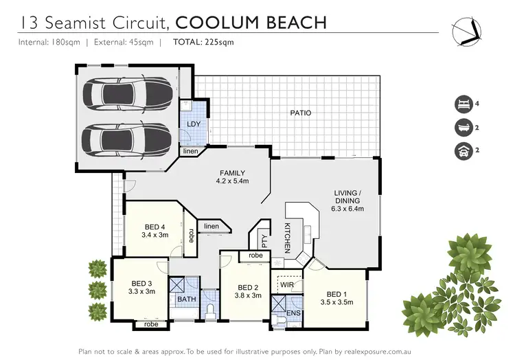 Floorplan of Homely house listing, 13 Seamist Circuit, Coolum Beach QLD 4573