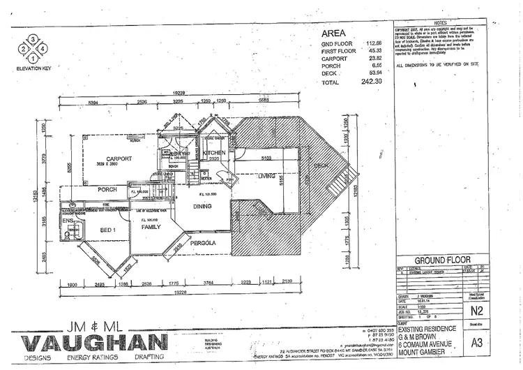 Floorplan of Homely house listing, 6 Comaum Avenue, Mount Gambier SA 5290