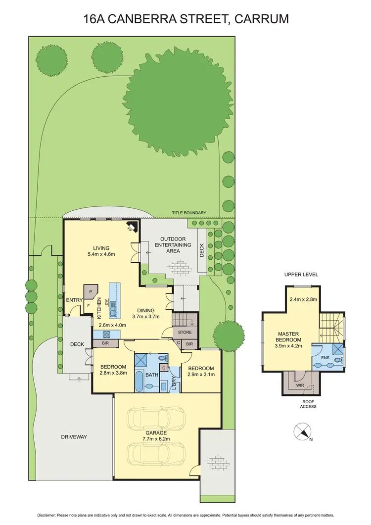 Floorplan of Homely townhouse listing, 16A Canberra Street, Carrum VIC 3197