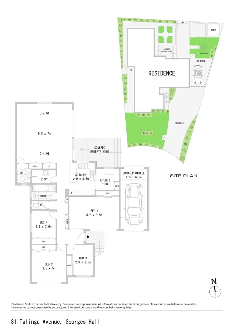 Floorplan of Homely house listing, 31 Talinga Avenue, Georges Hall NSW 2198