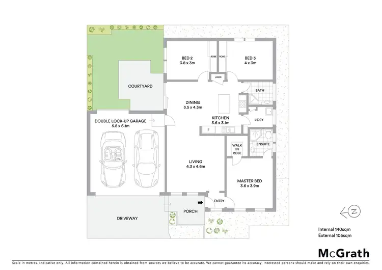 Floorplan of Homely townhouse listing, 3/5 Calder Street, Manifold Heights VIC 3218