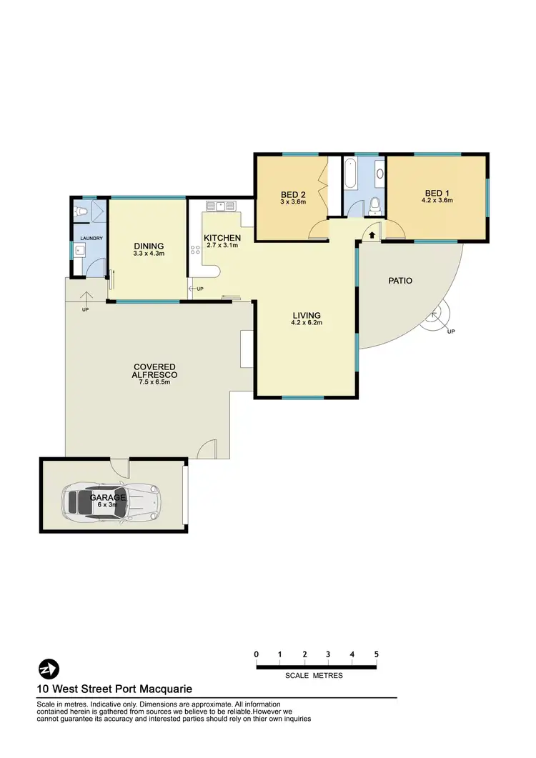Floorplan of Homely house listing, 10 West Street, Port Macquarie NSW 2444