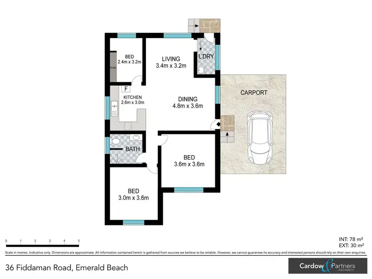 Floorplan of Homely house listing, 36 Fiddaman Road, Emerald Beach NSW 2456