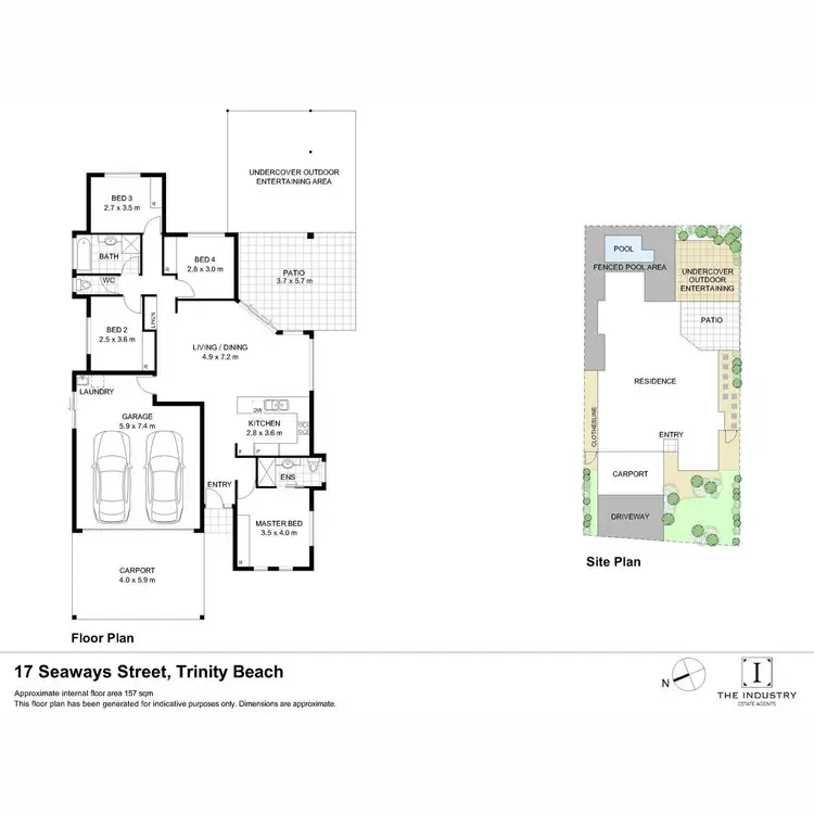 Floorplan of Homely house listing, 17 Seaways Street, Trinity Beach QLD 4879