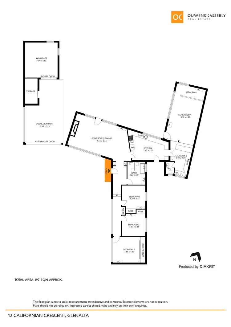 Floorplan of Homely house listing, 12 Californian Crescent, Glenalta SA 5052