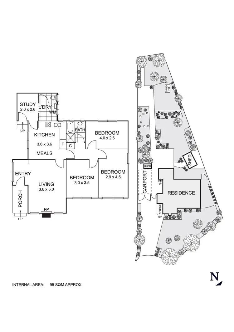 Floorplan of Homely house listing, 2 Bernice Court, Coburg North VIC 3058
