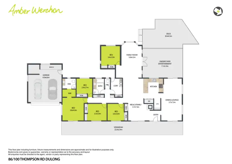 Floorplan of Homely rural property listing, 86-100 Thompson Road, Dulong QLD 4560