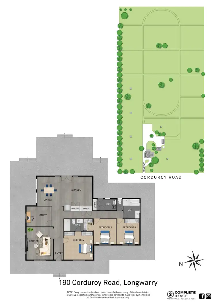 Floorplan of Homely house listing, 190 Corduroy Road, Longwarry VIC 3816