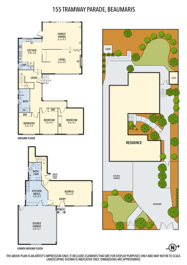 Floorplan of Homely house listing, 155 Tramway Parade, Beaumaris VIC 3193