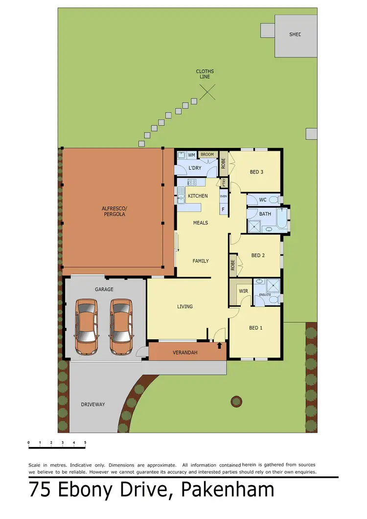Floorplan of Homely house listing, 75 Ebony Drive, Pakenham VIC 3810