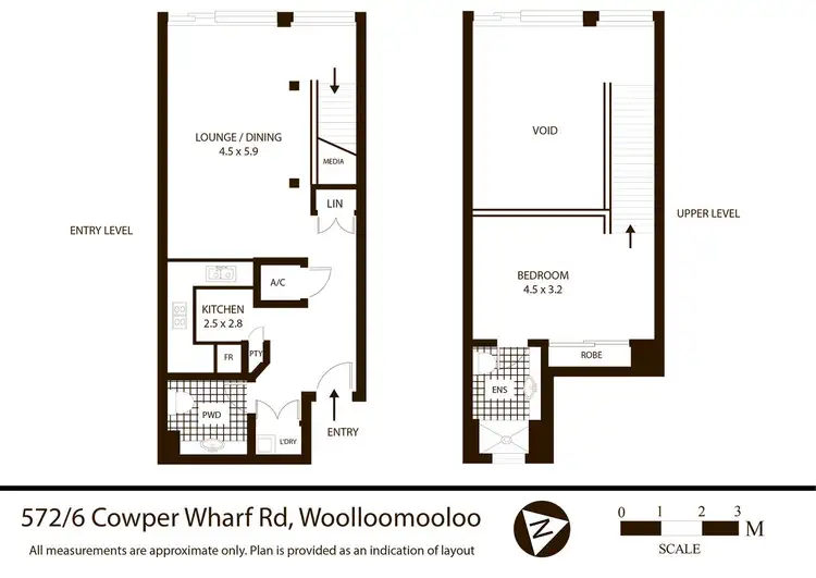 Floorplan of Homely apartment listing, 572/6 Cowper Wharf Road, Woolloomooloo NSW 2011
