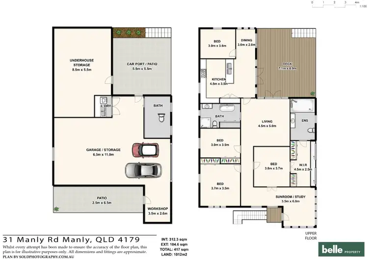 Floorplan of Homely house listing, 31 Manly Road, Manly QLD 4179