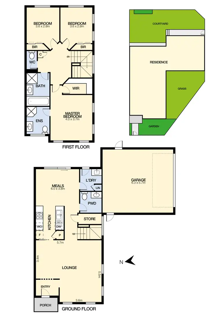 Floorplan of Homely house listing, 14 Wattletree Drive, Taylors Hill VIC 3037