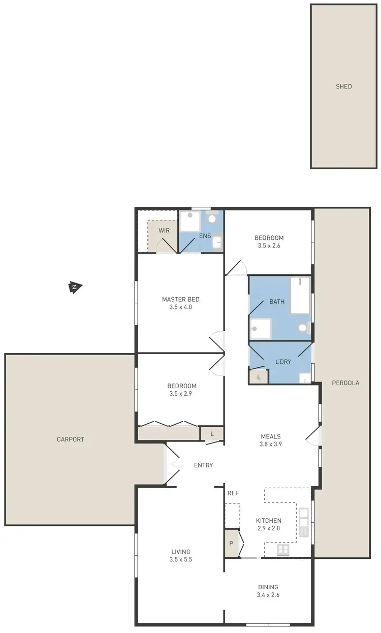Floorplan of Homely house listing, 6 Stewart Drive, Werribee VIC 3030
