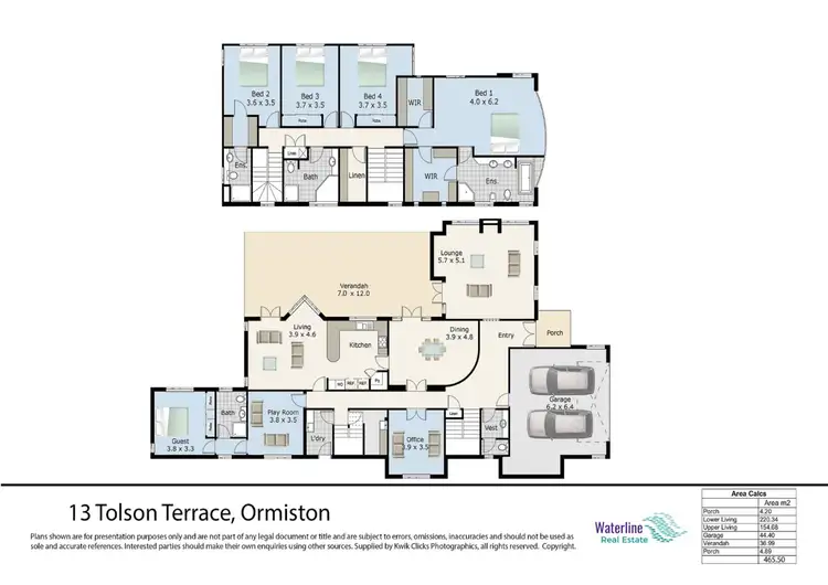 Floorplan of Homely house listing, 13 Tolson Terrace, Ormiston QLD 4160