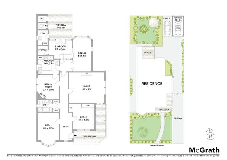 Floorplan of Homely house listing, 44 Lawton Avenue, Geelong West VIC 3218