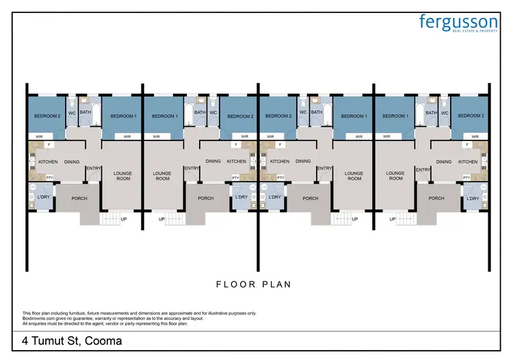 Floorplan of Homely block of units listing, 1-7/4 Tumut Street, Cooma NSW 2630