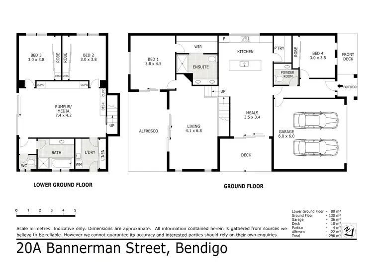 Floorplan of Homely house listing, 20A Bannerman Street, Bendigo VIC 3550