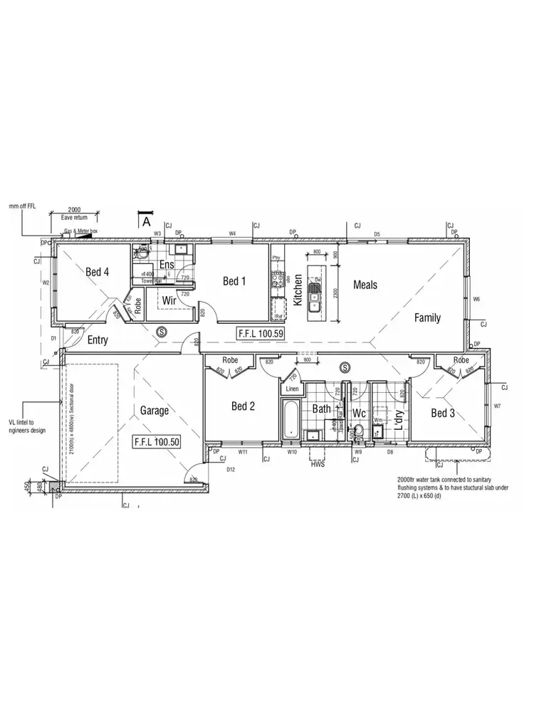 Floorplan of Homely house listing, 16 Davcol Drive, Sebastopol VIC 3356