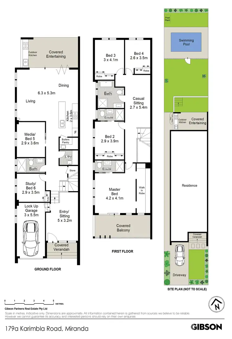 Floorplan of Homely semi-detached listing, 179 Karimbla Road, Miranda NSW 2228