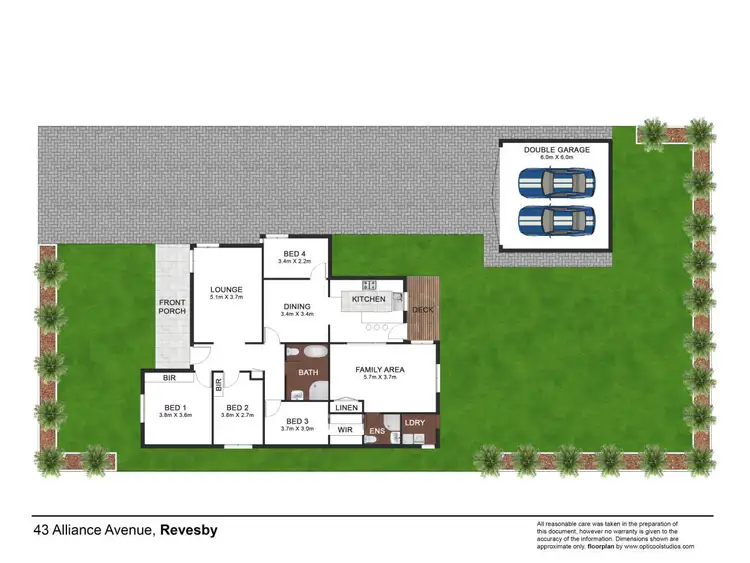 Floorplan of Homely house listing, 43 Alliance Avenue, Revesby NSW 2212