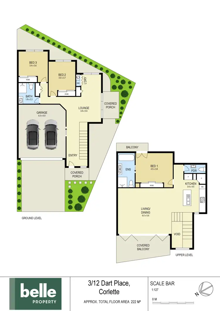 Floorplan of Homely house listing, 3/12 Dart Place, Corlette NSW 2315