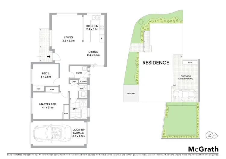 Floorplan of Homely villa listing, 13E/17 William Street, Botany NSW 2019