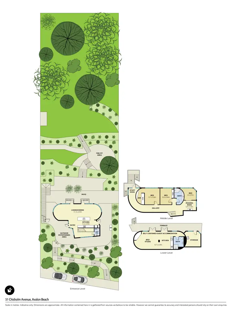 Floorplan of Homely house listing, 51 Chisholm Avenue, Avalon Beach NSW 2107