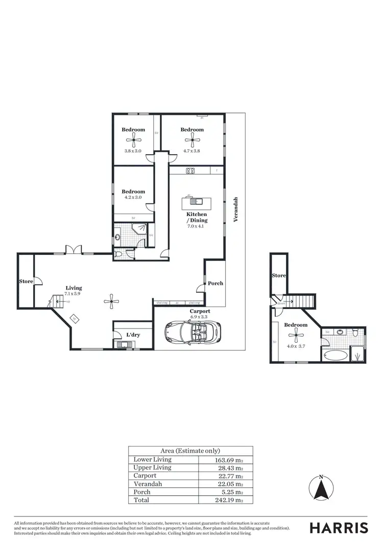 Floorplan of Homely house listing, 13 Devon Avenue, Stirling SA 5152