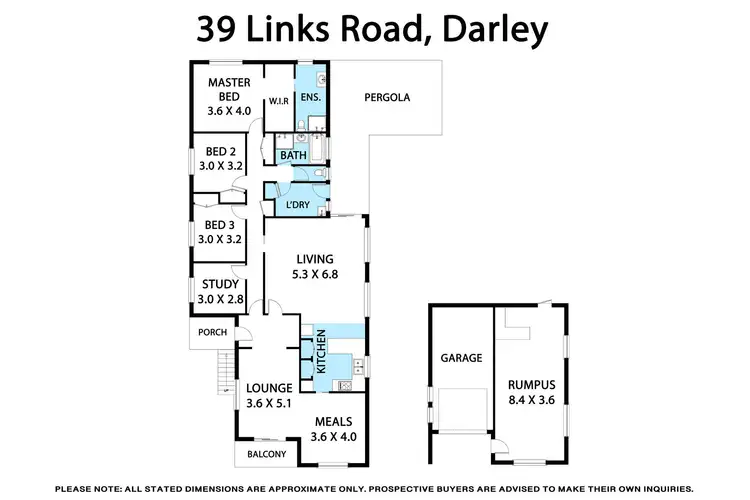 Floorplan of Homely house listing, 39 Links Road, Darley VIC 3340
