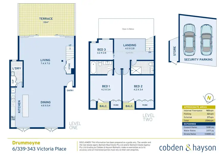 Floorplan of Homely apartment listing, 6/339 Victoria Place, Drummoyne NSW 2047