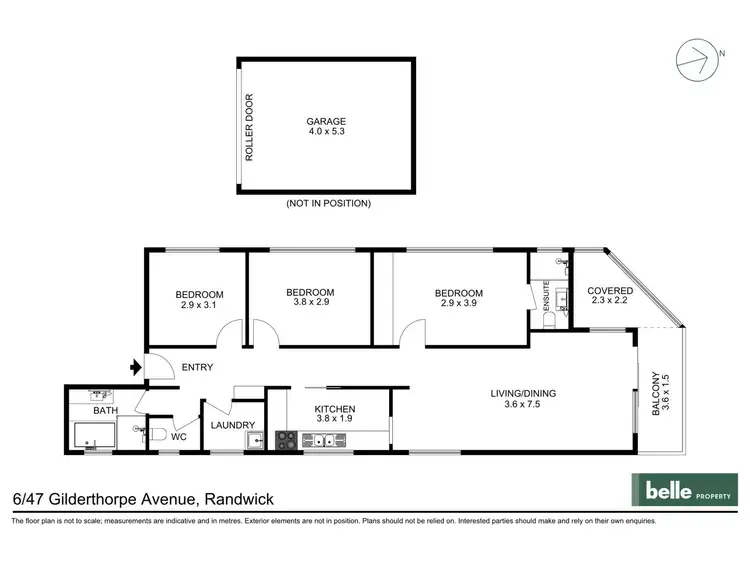 Floorplan of Homely apartment listing, 6/47 Gilderthorpe Avenue, Randwick NSW 2031