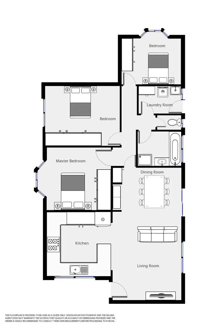 Floorplan of Homely house listing, 1 Taylor Drive, Mildura VIC 3500