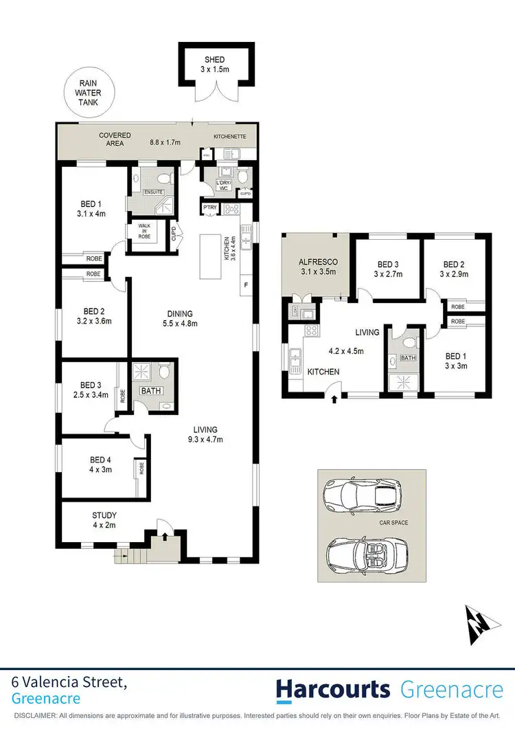 Floorplan of Homely house listing, 6 Valencia Street, Greenacre NSW 2190
