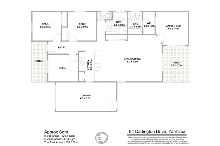 Floorplan of Homely house listing, 84 Darlington Drive, Yarrabilba QLD 4207