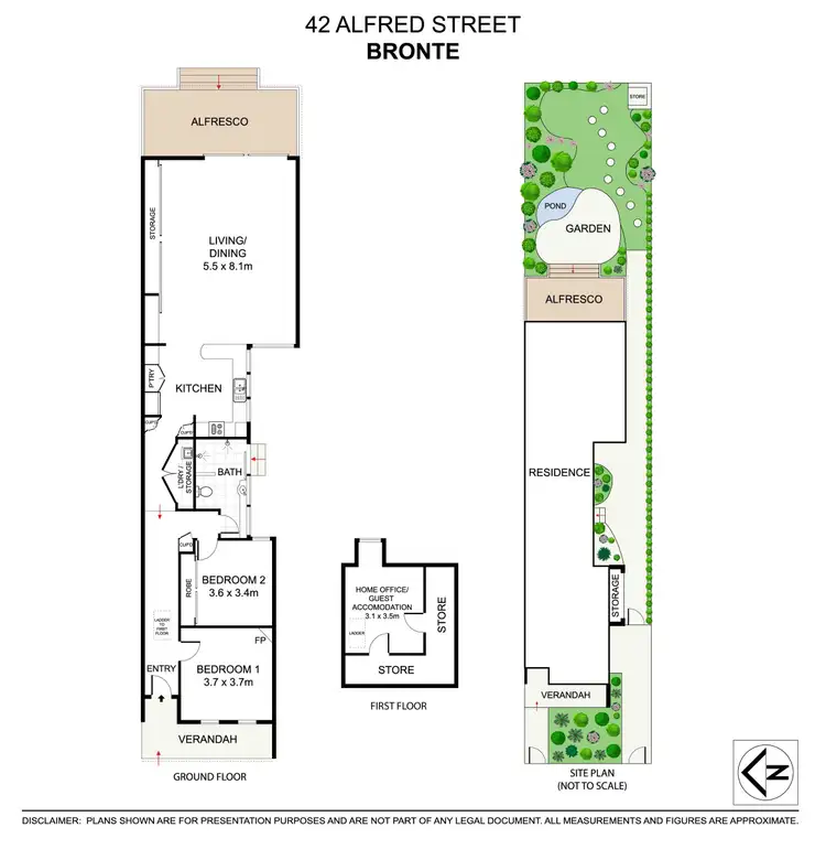Floorplan of Homely house listing, 42 Alfred Street, Bronte NSW 2024
