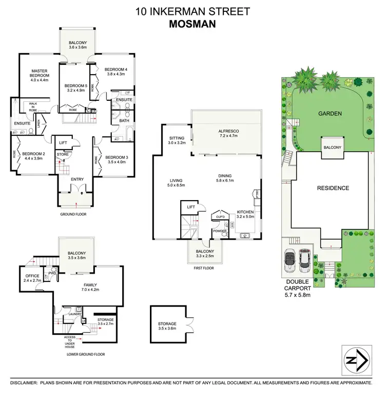 Floorplan of Homely house listing, 10 Inkerman Street, Mosman NSW 2088