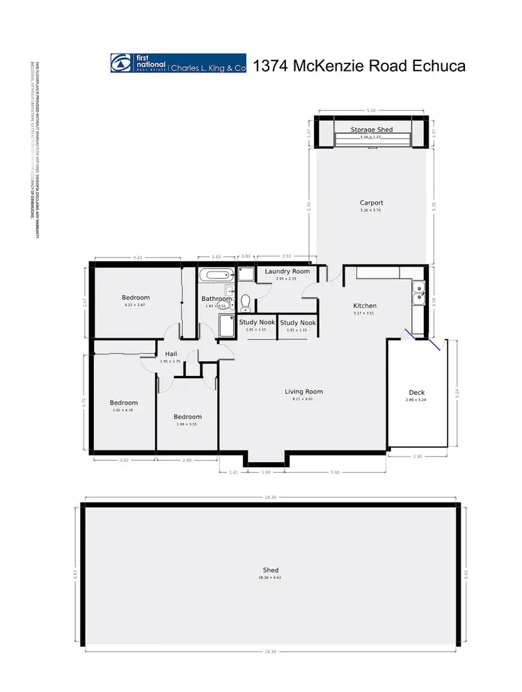 Floorplan of Homely house listing, 1374 McKenzie Road, Koyuga VIC 3622