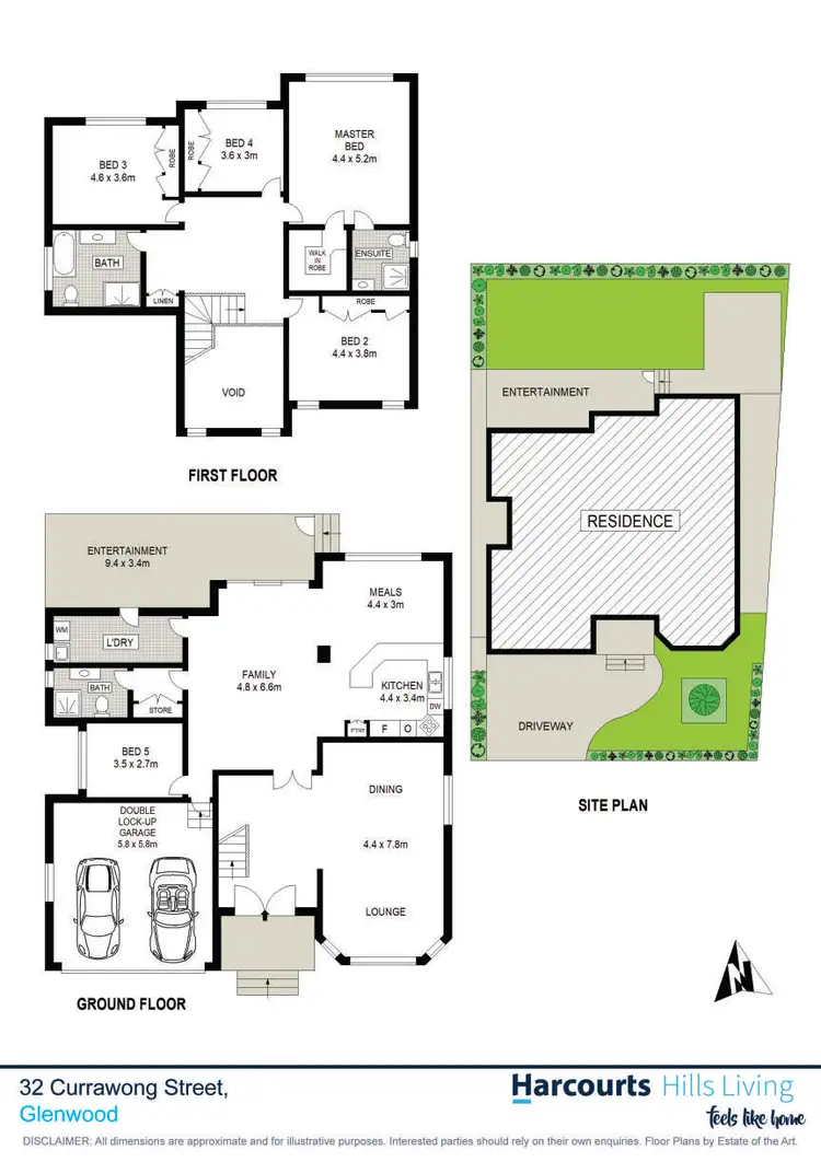 Floorplan of Homely house listing, 32 Currawong Street, Glenwood NSW 2768