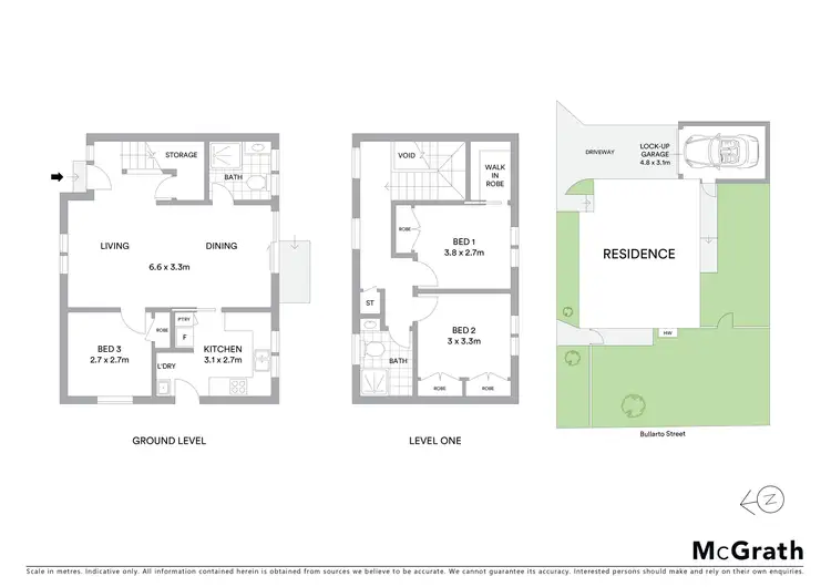 Floorplan of Homely townhouse listing, 1/4 Bullarto Street, Chadstone VIC 3148