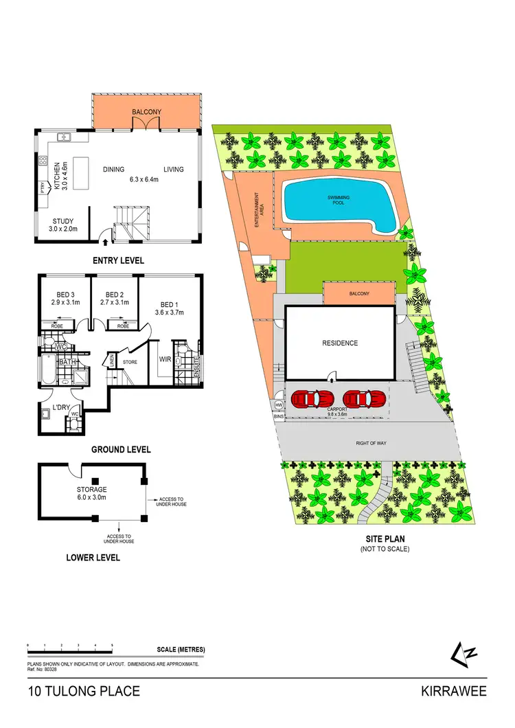 Floorplan of Homely house listing, 10 Tulong Place, Kirrawee NSW 2232